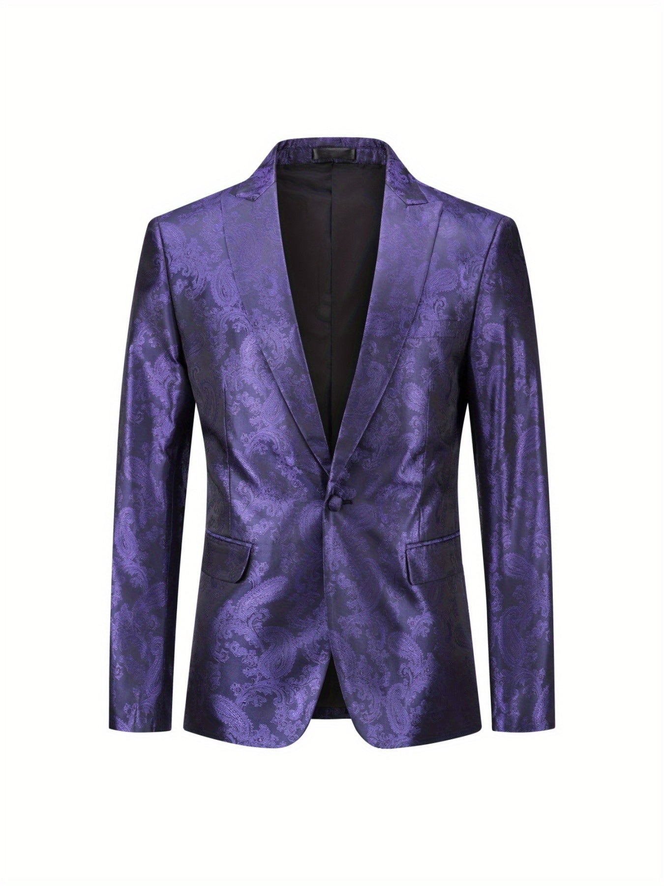 Men's Elegant Paisley Pattern Blazer