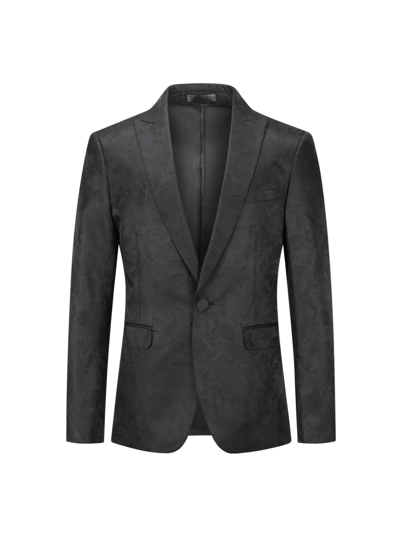 Men's Elegant Paisley Pattern Blazer