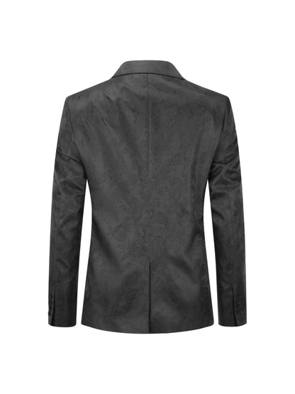 Men's Elegant Paisley Pattern Blazer