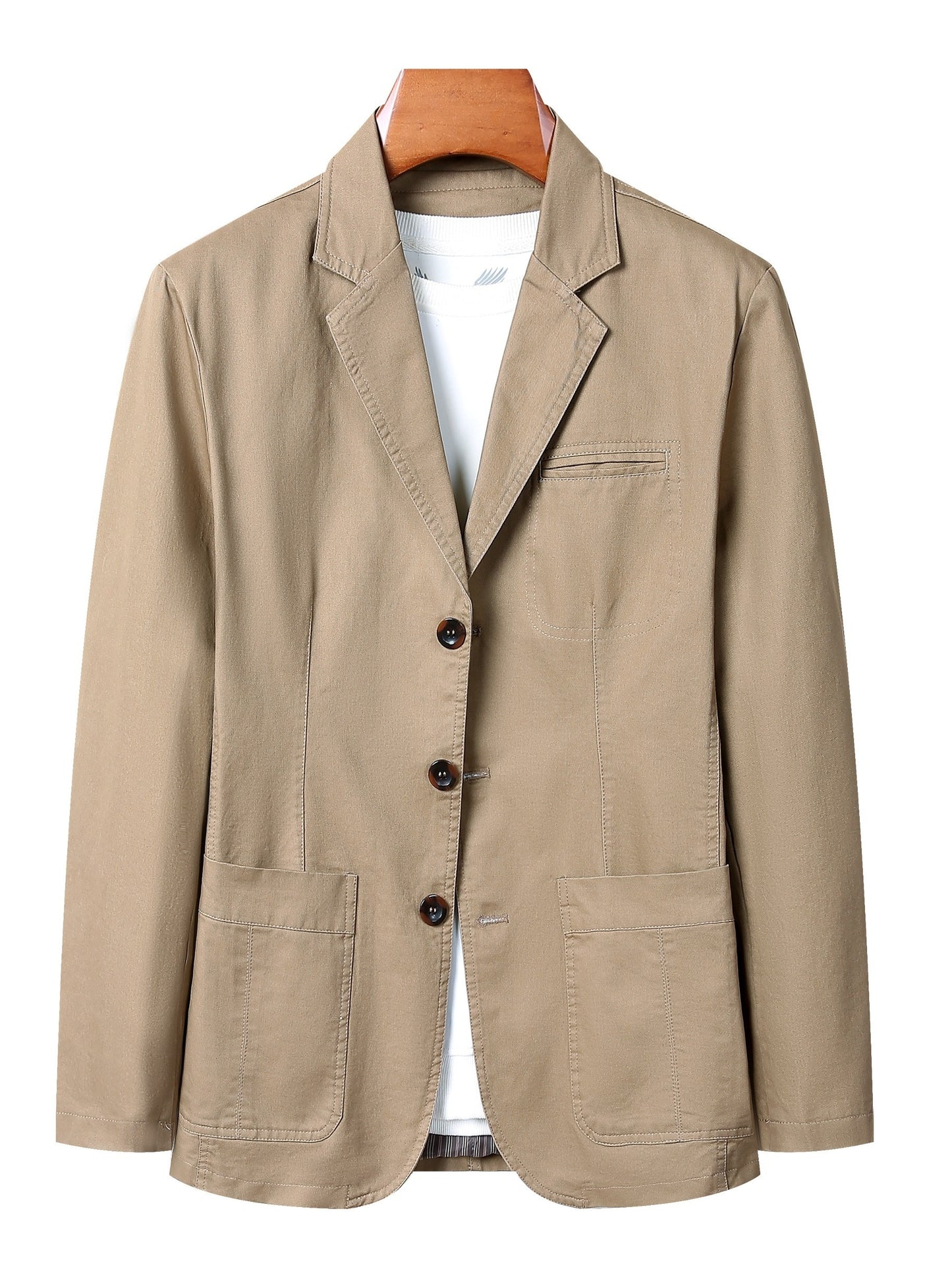 Men's Single Breasted Blazer Jacket