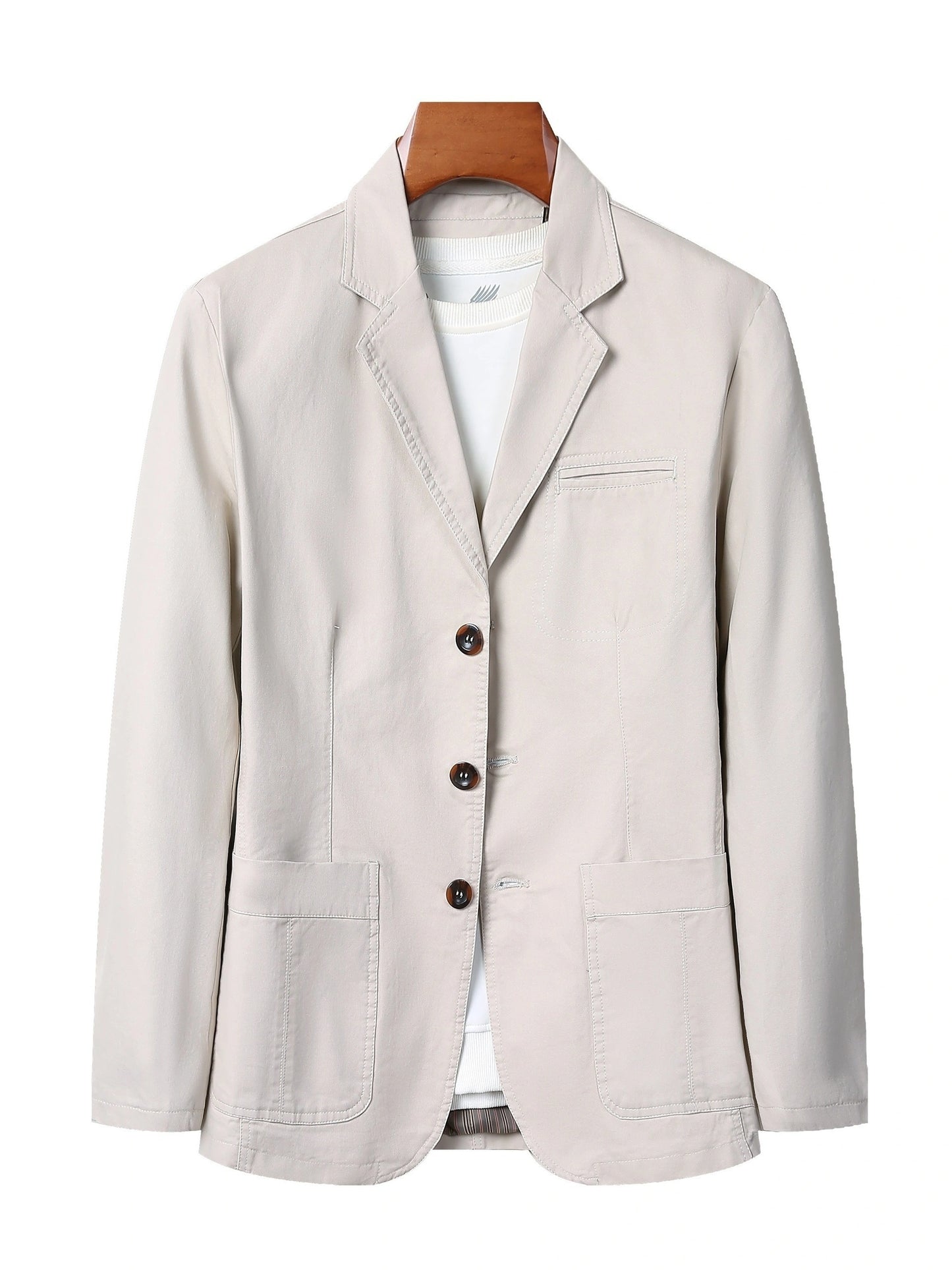 Men's Single Breasted Blazer Jacket