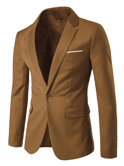 Men's Solid Blazer