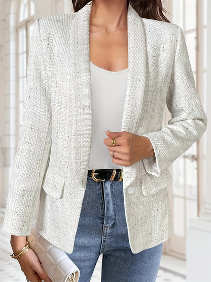 Women's Long Sleeve Elegant Shawl Collar Blazer