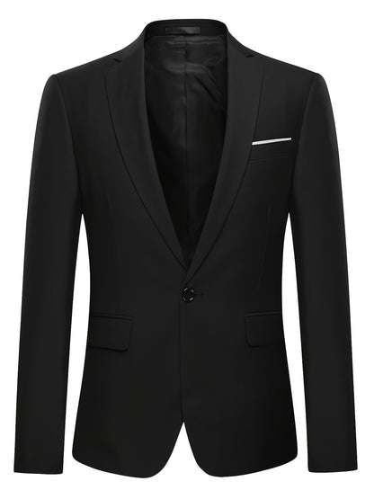 Men's Solid Blazer